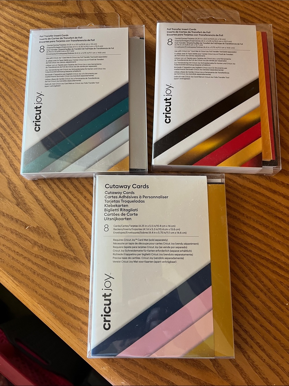 Cricut Joy Foil Transfer and Cutaway Cards Pack —  (3 total)
